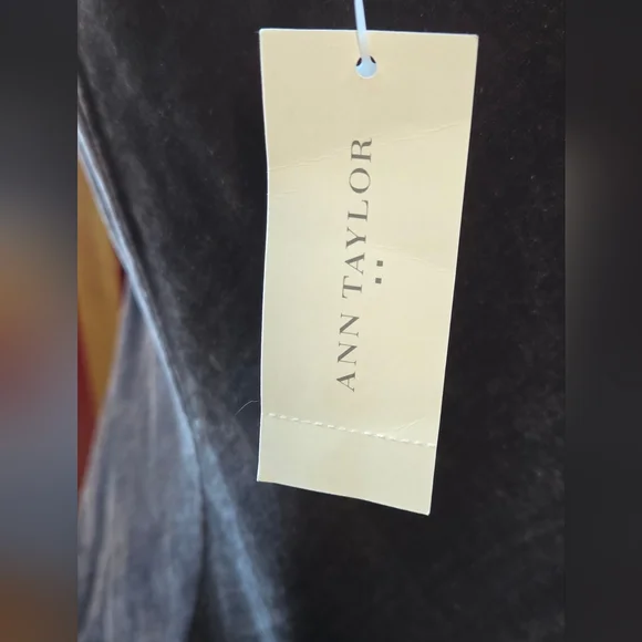 ANN TAYLOR Satin Cowl Neck Blouse - Rich Brown| Size 8 (NWT) - Picture 12 of 13